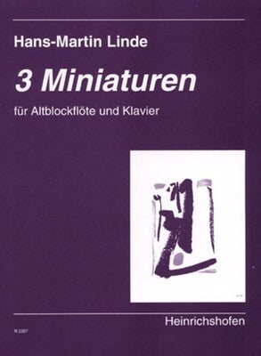3 MINIATURES TRE REC PNO
