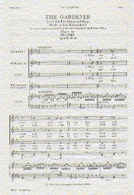 BRAHMS GARDENER SSA