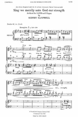 CAMPBELL SING WE MERRILY UNTO GOD SATB