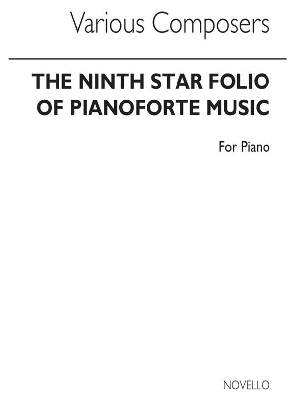 NINTH STAR FOLIO OF PIANO MUSIC