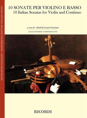 10 ITALIAN SONATAS FOR VIOLIN/CONTINUO