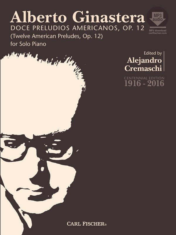 GINASTERA - 12 AMERICAN PRELUDES OP 12 PIANO