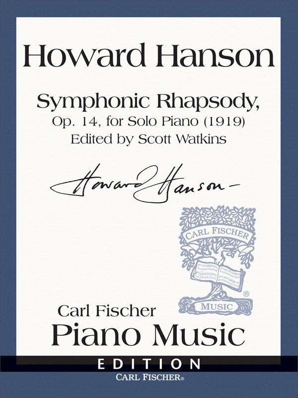 HANSON - SYMPHONIC RHAPSODY OP 14 PIANO