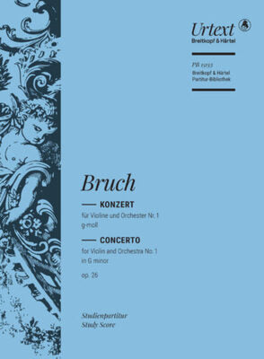 BRUCH - VIOLIN CONCERTO NO 1 G MINOR OP 26 FULL SCORE