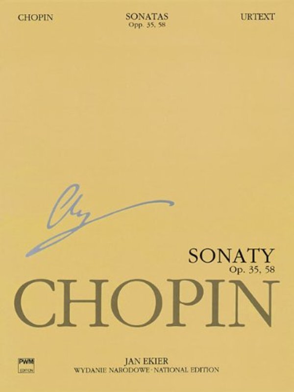 CHOPIN - SONATAS OP 35 OP 58 PIANO NATIONAL EDITION