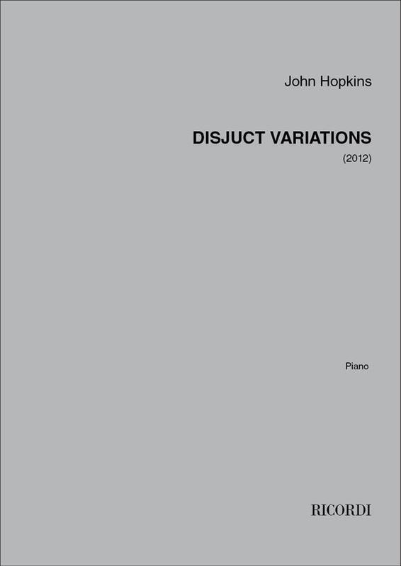 HOPKINS - DISJUNCT VARIATIONS FOR PIANO