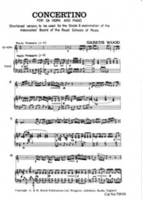 CONCERTINO SHORTENED VERSION TENOR HORN/PNO