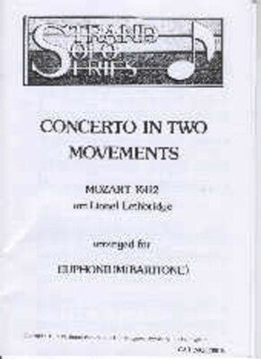 CONCERTO IN TWO MOVEMENTS K 412 EUPHONIUM/PIANO