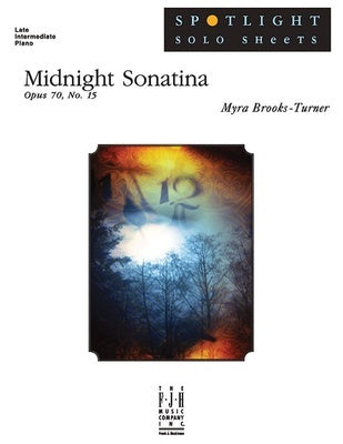 BROOKS-TURNER - MIDNIGHT SONATINA OP 70 NO 15 FOR PIANO