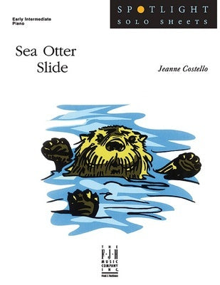 COSTELLO - SEA OTTER SLIDE EARLY INTERMEDIATE PIANO SHEET