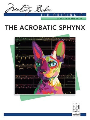 BOBER - THE ACROBATIC SPHYNX EARLY INTERMEDIATE PIANO SHEET