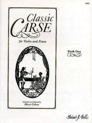 CLASSIC CARSE BK 1 FOR VIOLIN/PIANO ED COHEN