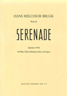 BRUGK - SERENADE WERK 22 OFR WIND QUINTET PARTS