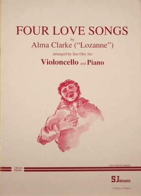 CLARKE - 4 LOVE SONGS FOR CELLO/PIANO