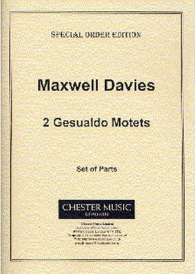 DAVIES: TWO GESUALDO MOTETS BRASS QUINTET (PARTS)