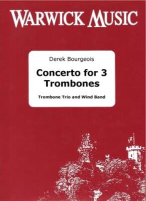 BOURGEOIS - CONCERTO FOR 3 TROMBONES/WIND BAND SC/PTS