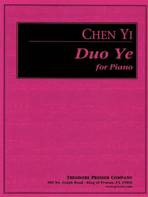 CHEN YI - DUO YI FOR PIANO