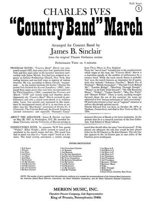 COUNTRY BAND MARCH CB FULL SCORE