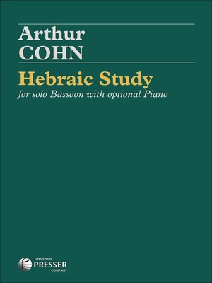 COHN - HEBRAIC STUDY SOLO BASSOON OR PIANO