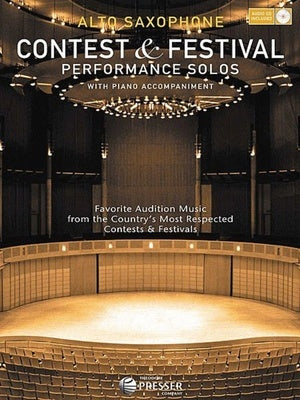 CONTEST AND FESTIVAL SOLOS ALTO SAX BK/CD