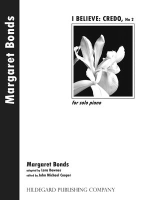 BONDS - CREDO I BELIEVE NO 2 FOR SOLO PIANO