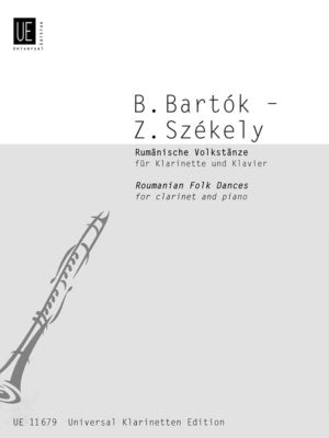 BARTOK - RUMANIAN FOLK DANCES FOR CLARINET/PIANO