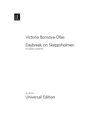 BORISOVA-OLLAS - DAYBREAK ON SKEPPSHOLMEN FOR SOPRANO SAX