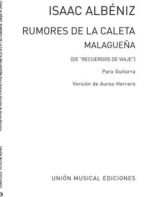 ALBENIZ RUMORES DE LA CALETA GTR SOLO