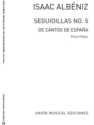 ALBENIZ SEGUIDILLAS PIANO SOLO