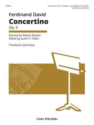 DAVID - CONCERTINO OP 4 TROMBONE/PIANO