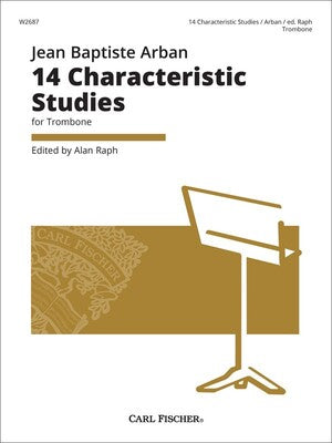 ARBAN - 14 CHARACTERISTIC STUDIES TROMBONE