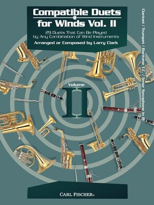 COMPATIBLE DUETS FOR WINDS VOL 2 CLA/TPT/TSAX