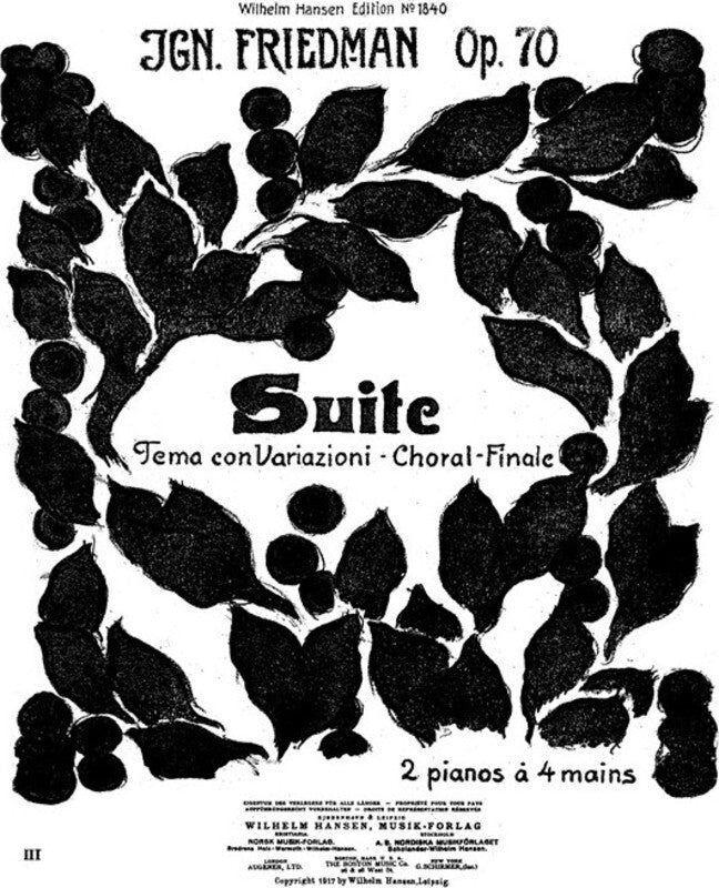 FRIEDMAN - SUITE OP 70 2P4H