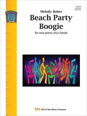 BOBER - BEACH PARTY BOOGIE LATE ELEMENTARY PIANO DUET