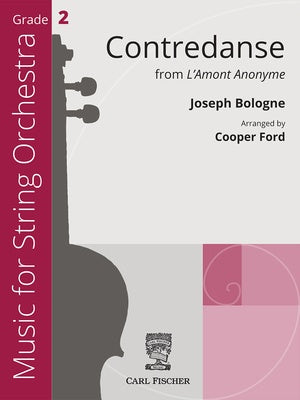 CONTREDANSE FROM LAMANT ANONYME STRING ORCHESTRA SO2 SC/PTS