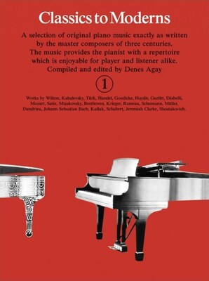 CLASSICS TO MODERNS BK 1