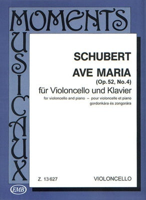 AVE MARIA OP 52 NO 4 ARR PEJTSIK VLC PNO