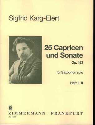 25 CAPRICES AND SONATA OP 153 BK 1 SAX SOLO
