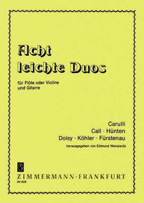8 EASY DUOS FOR FLUTE AND GUITAR