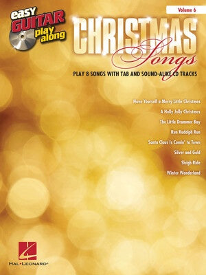 CHRISTMAS SONGS EASY GUITAR PLAY ALONG BK/CD V6