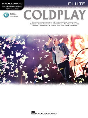 COLDPLAY PLAYALONG FOR FLUTE BK/CD