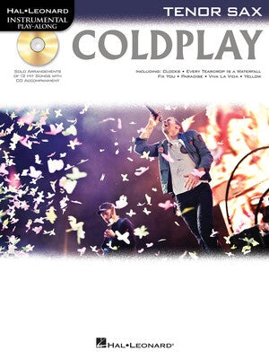 COLDPLAY PLAYALONG FOR TENOR SAX BK/CD