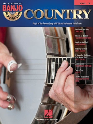 COUNTRY BANJO PLAY ALONG V2 BK/CD