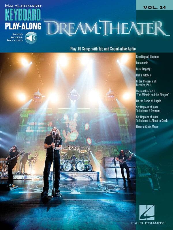 DREAM THEATER KEYBOARD PLAYALONG V24 BK/OLA