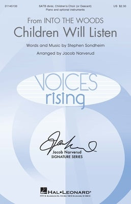 CHILDREN WILL LISTEN SATB