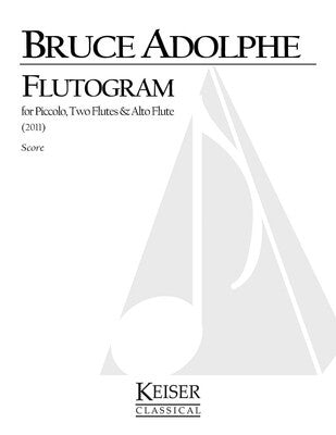 ADOLPHE - FLUTOGRAM PICCOLO/2 FLUTES/ALTO FLUTE SC/PTS (POD)