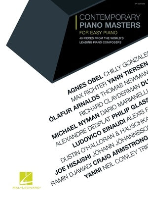 CONTEMPORARY PIANO MASTERS FOR EASY PIANO 2ND EDITION