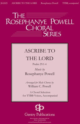 ASCRIBE TO THE LORD TTBB