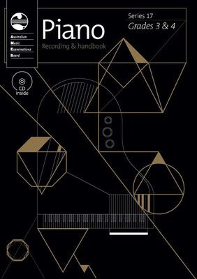 AMEB PIANO GRADE 3 TO 4 SERIES 17 CD REC HANDBOOK