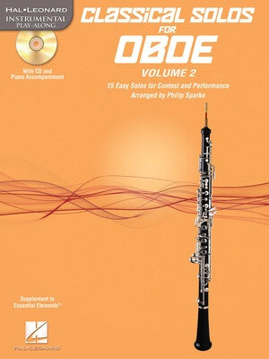 CLASSICAL SOLOS FOR OBOE V2 BK/CD